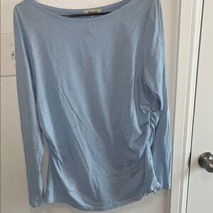 MADEWELL Sky Blue Long Sleeve Tee